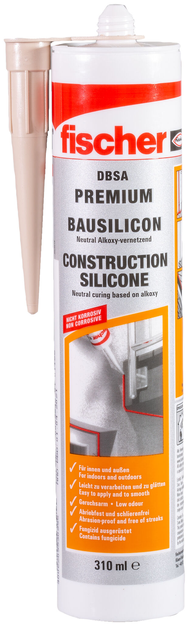 15% OFF en Siliconas Neutras fischer: sellado premium para obra e industria