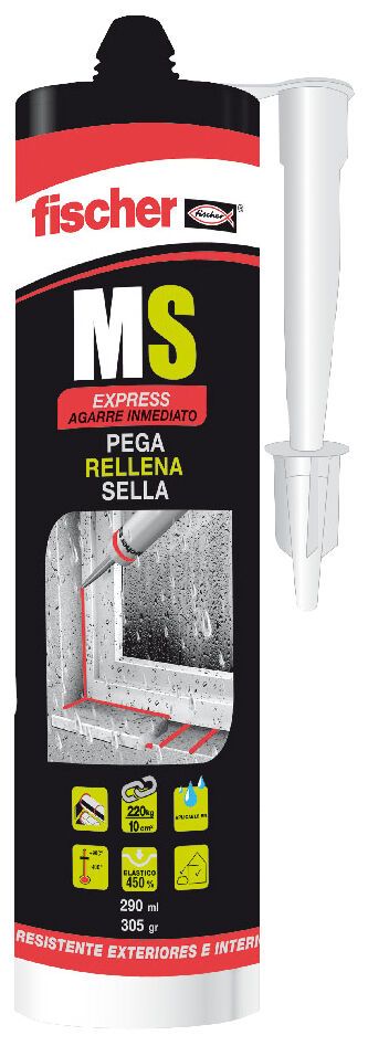Selladores y Adhesivos MS Express Fischer (290 ml): 15% OFF en Gama Completa